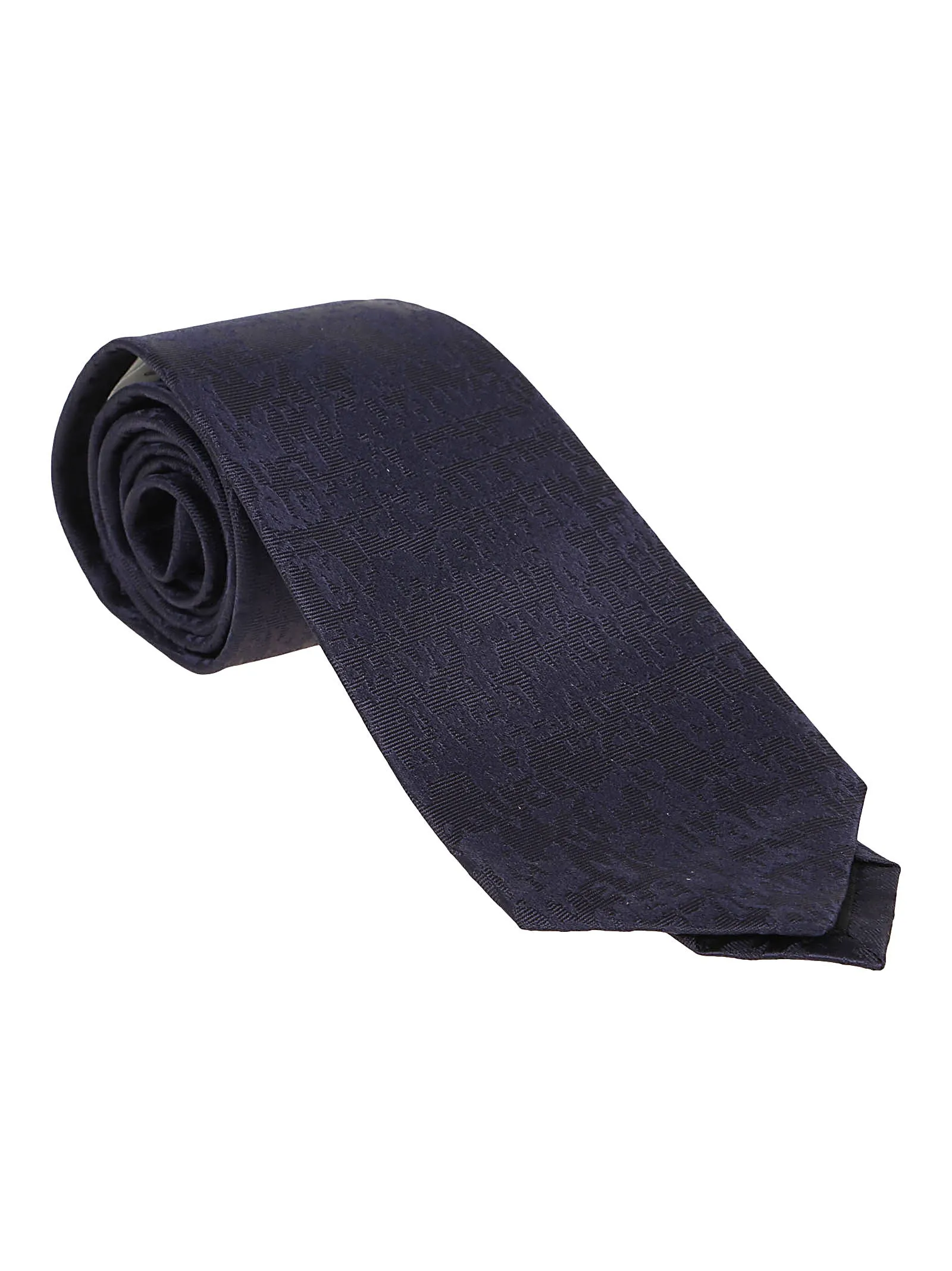 Alexander McQueen Allover Graffiti Detailed Tie