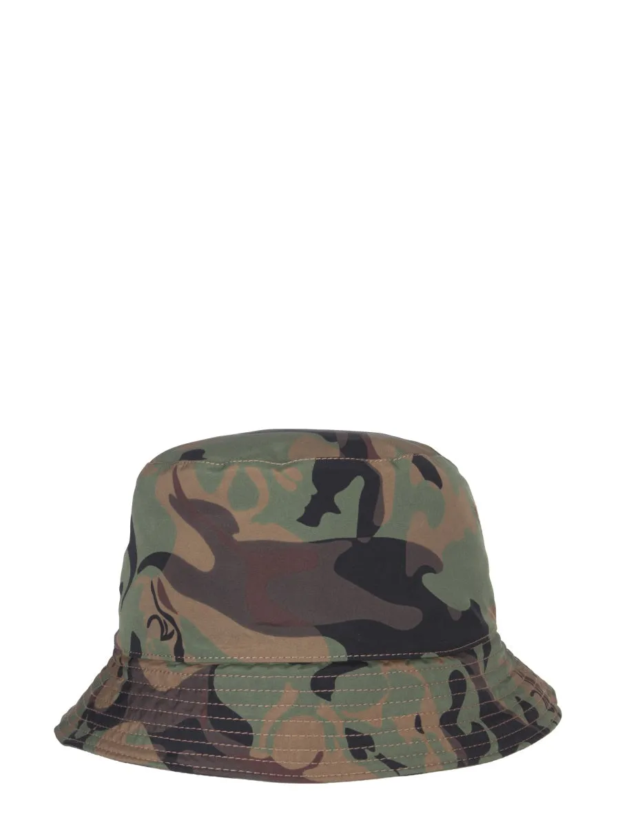 Alexander McQueen Camouflage Printed Bucket Hat