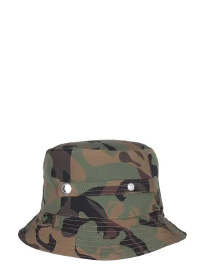 Alexander McQueen Camouflage Printed Bucket Hat