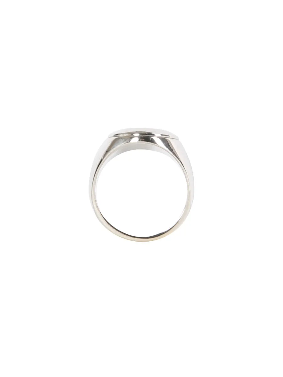 Alexander McQueen Engraved Ring
