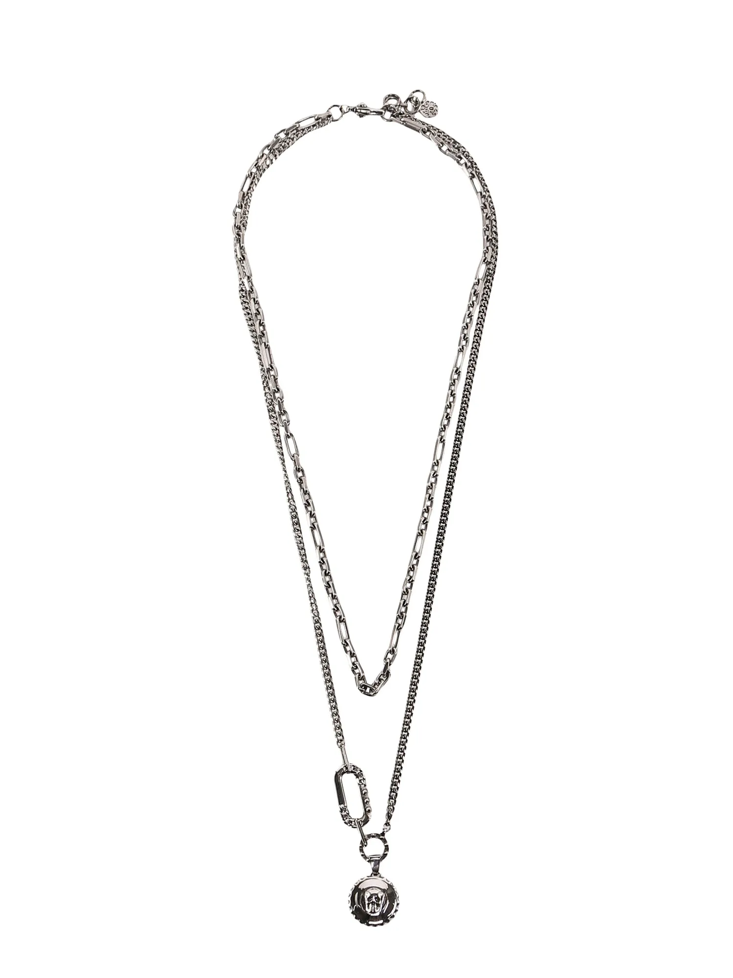 Alexander McQueen Layered Chain Link Necklace