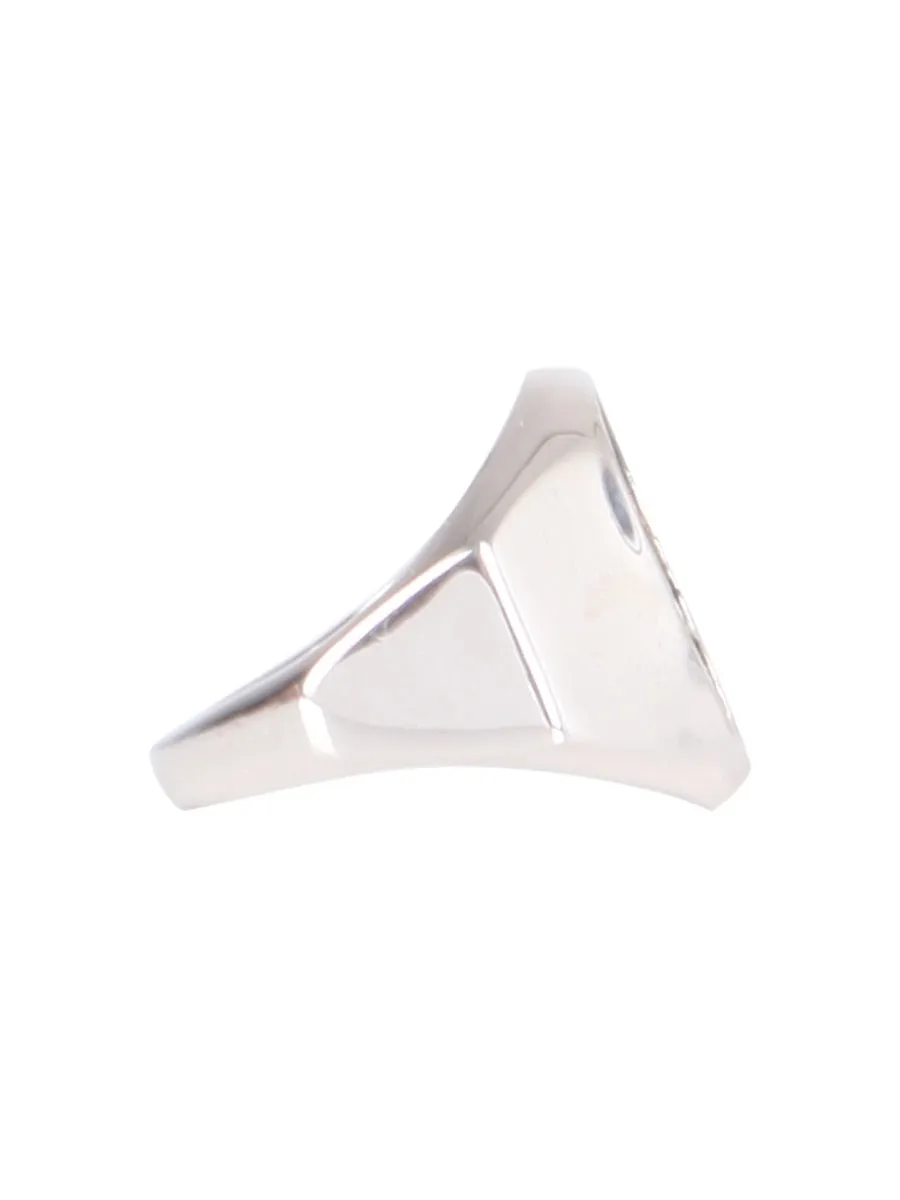 Alexander McQueen Logo Print Skull Ring