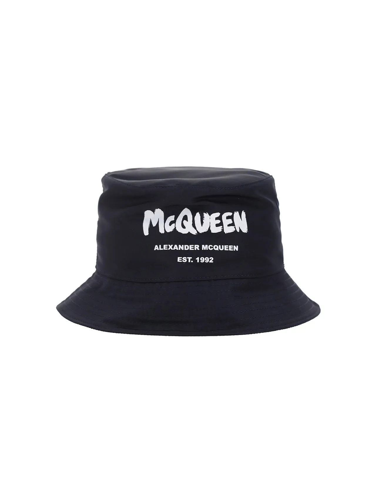 Alexander McQueen Logo Printed Bucket Hat