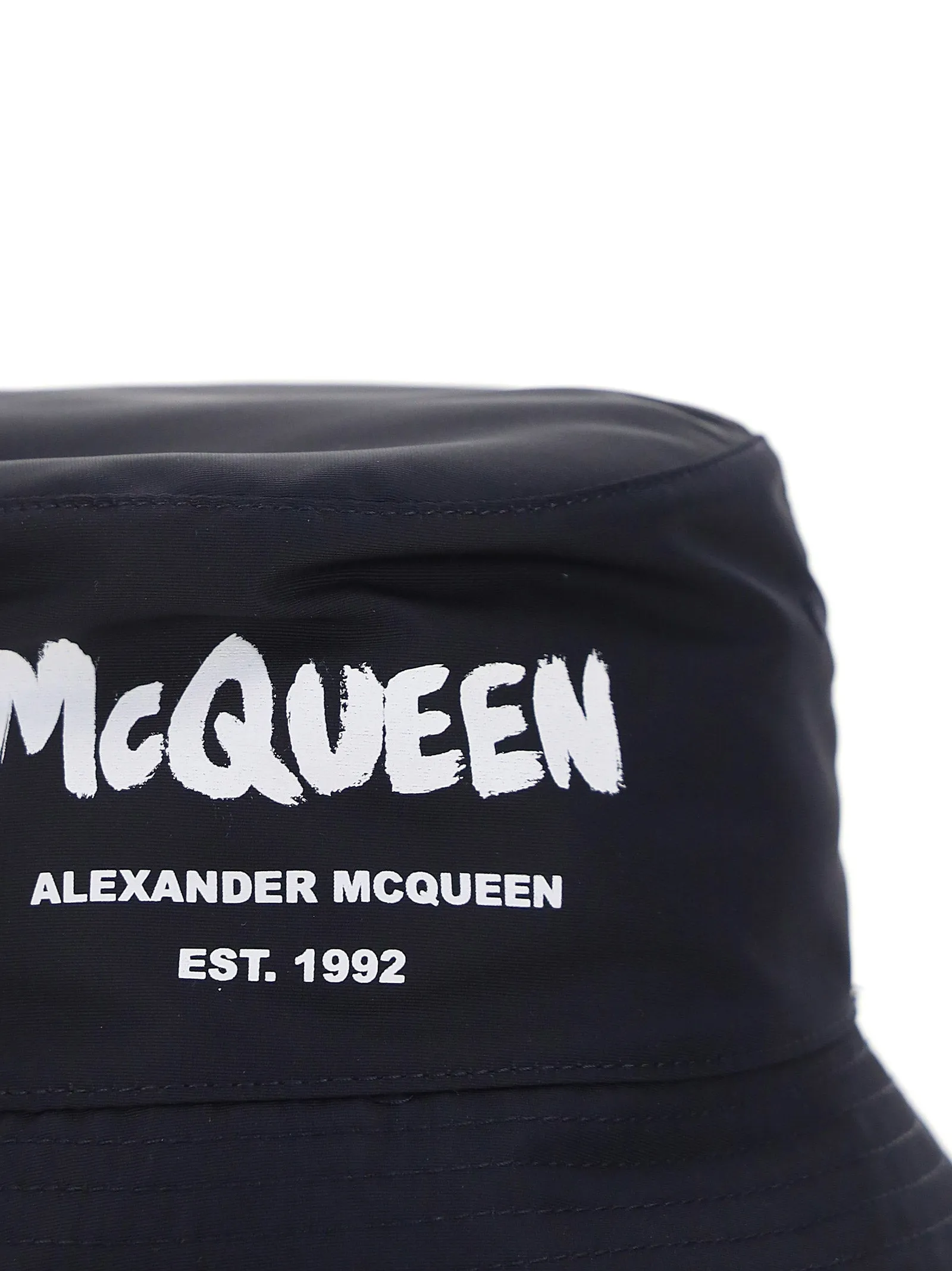 Alexander McQueen Logo Printed Bucket Hat