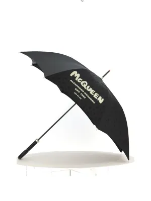 Alexander McQueen Logo Skull Printed Umbrella