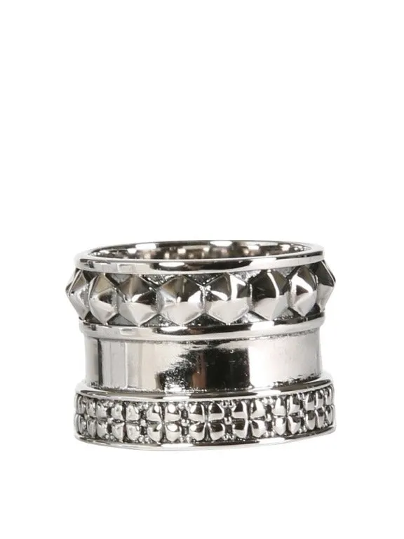 Alexander McQueen Skull Engraved Ring