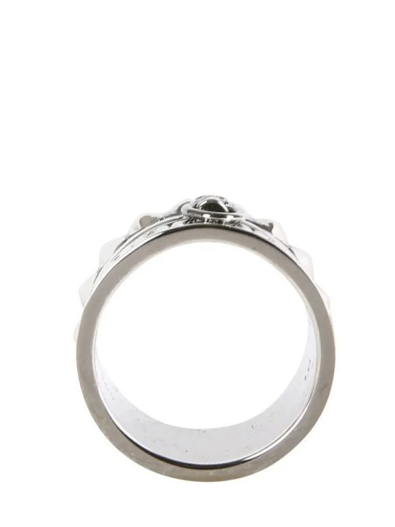 Alexander McQueen Skull Engraved Ring