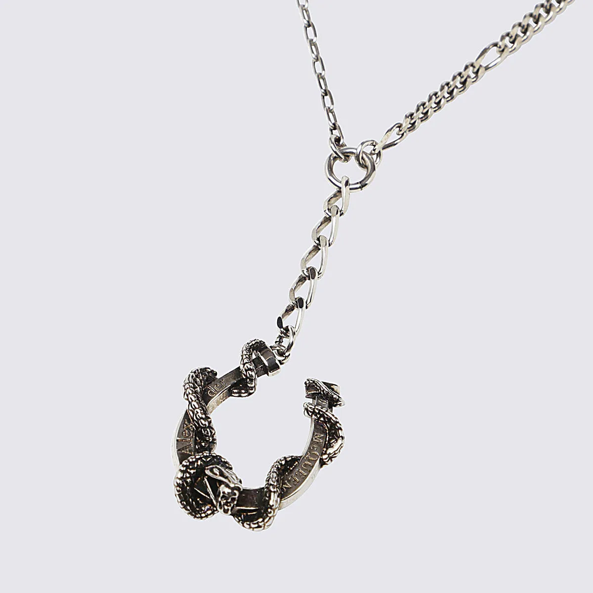 Alexander McQueen Snake Horseshoe Necklace