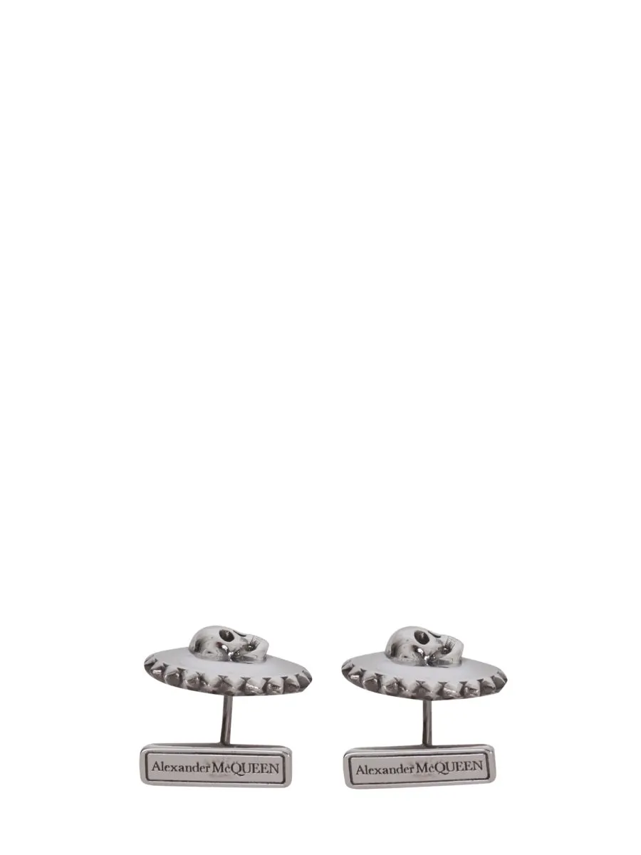 Alexander McQueen Stud Skull Cufflinks