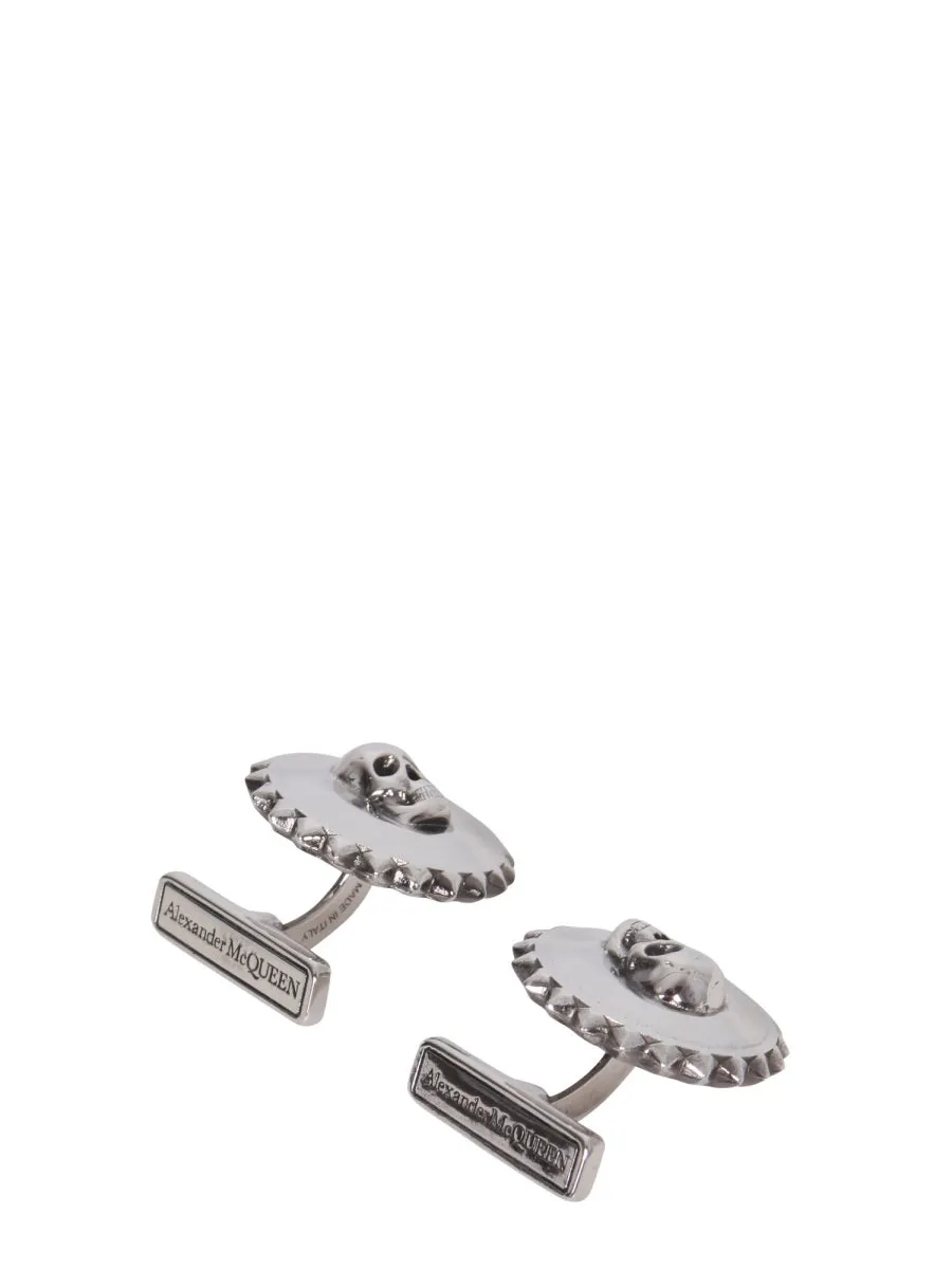 Alexander McQueen Stud Skull Cufflinks