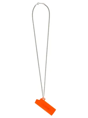 Ambush Logo Detailed Lighter Case Pendant Necklace