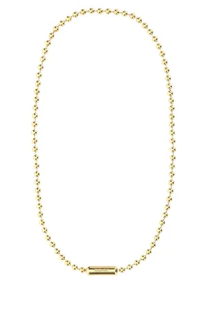 Ambush Logo Engraved Ball Chain Necklace