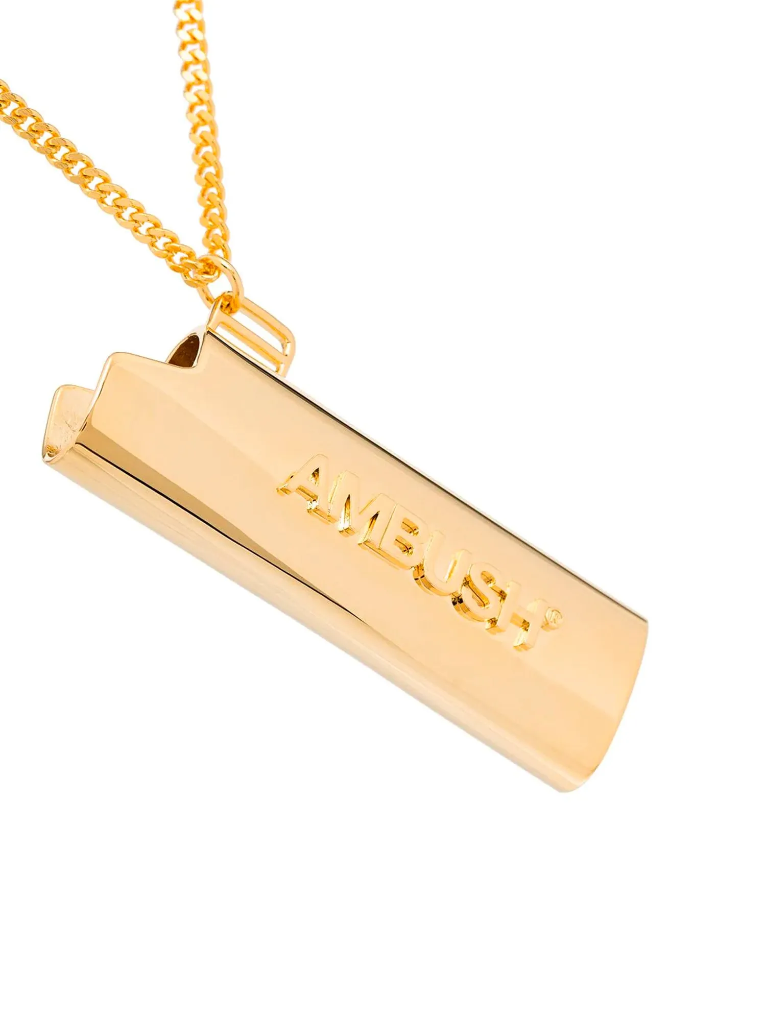 Ambush Logo Engraved Whistle Necklace