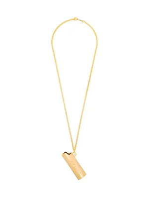 Ambush Logo Engraved Whistle Necklace