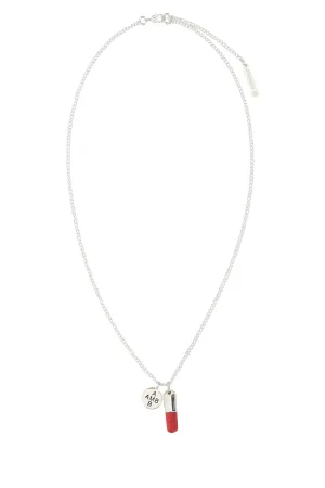 Ambush Pill Charm 2 Logo Detailed Necklace