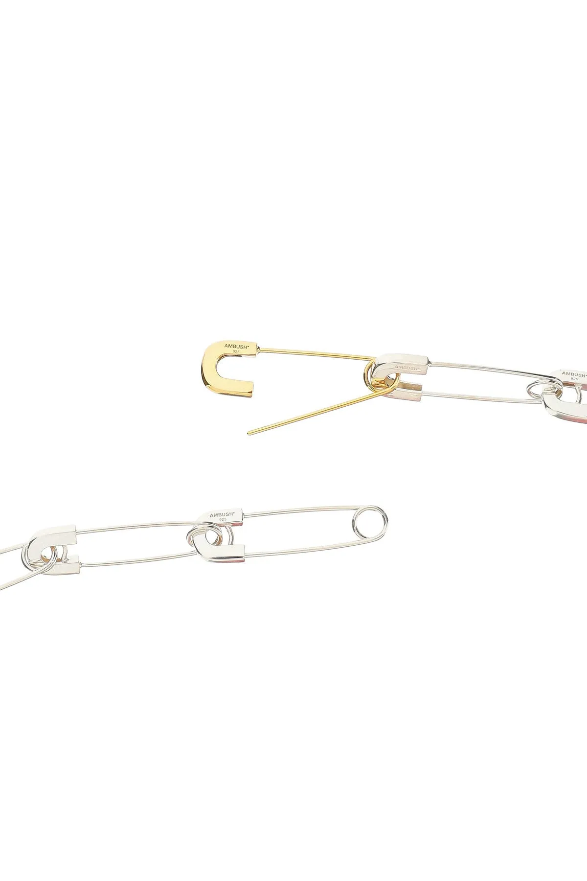 Ambush Safety Pin Link Necklace