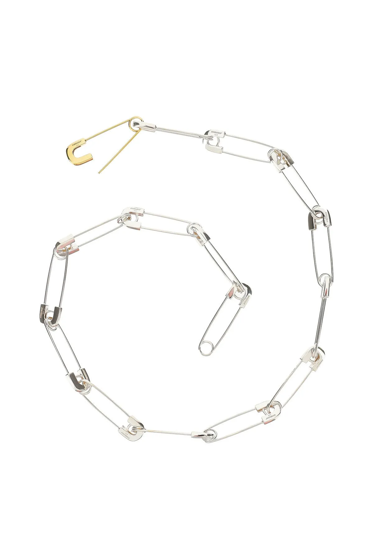 Ambush Safety Pin Link Necklace
