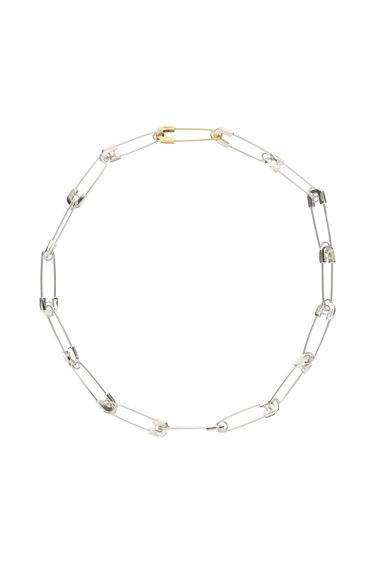 Ambush Safety Pin Link Necklace