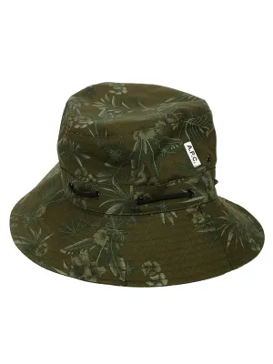 A.P.C. Floral Print Logo Label Hat