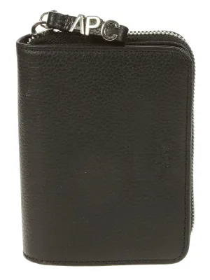 A.P.C. Logo Embossed Zipped Wallet