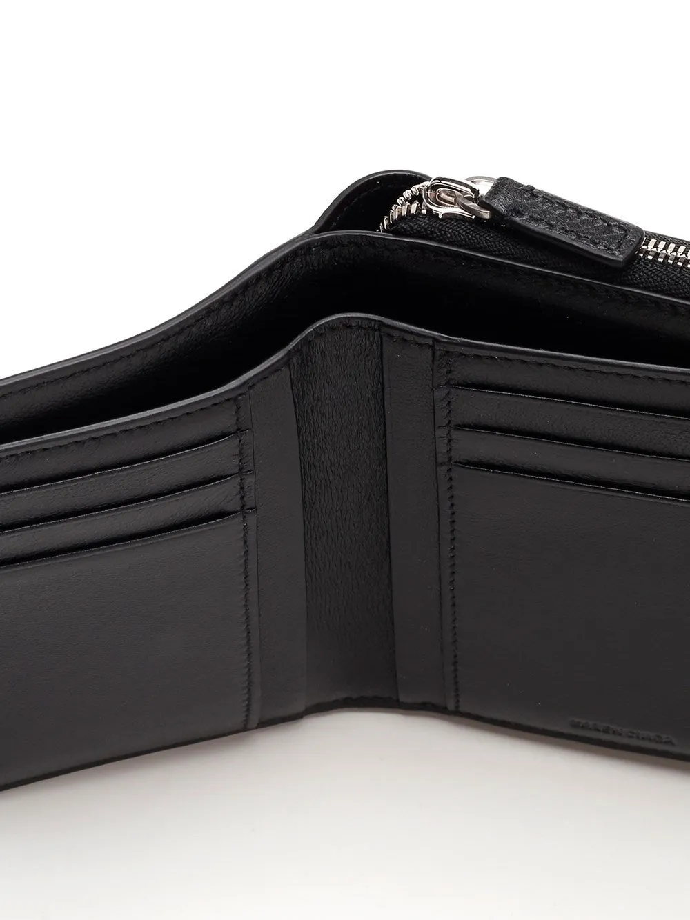 Balenciaga Cash Logo Compact Wallet