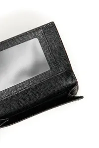 Bally Logo Embossed Striped Wallet