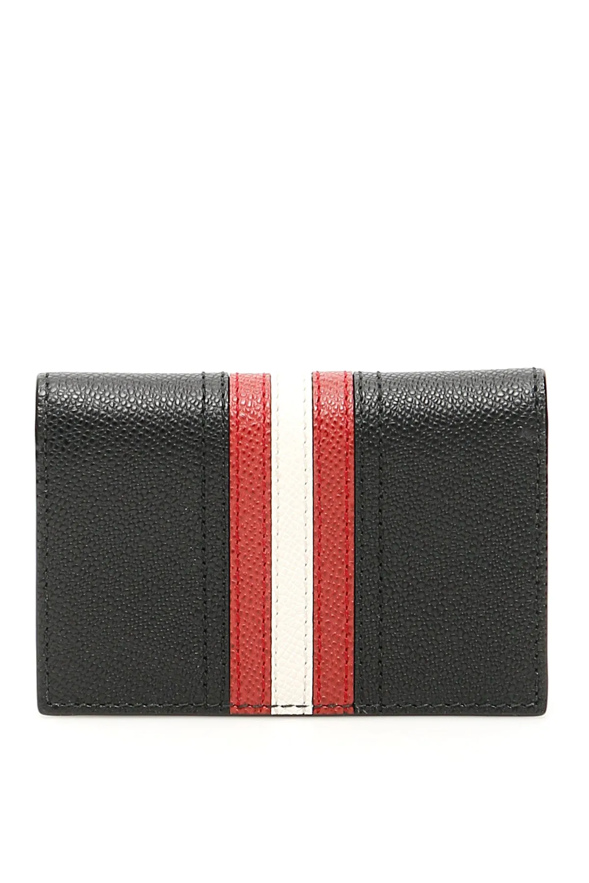 Bally Logo Embossed Striped Wallet