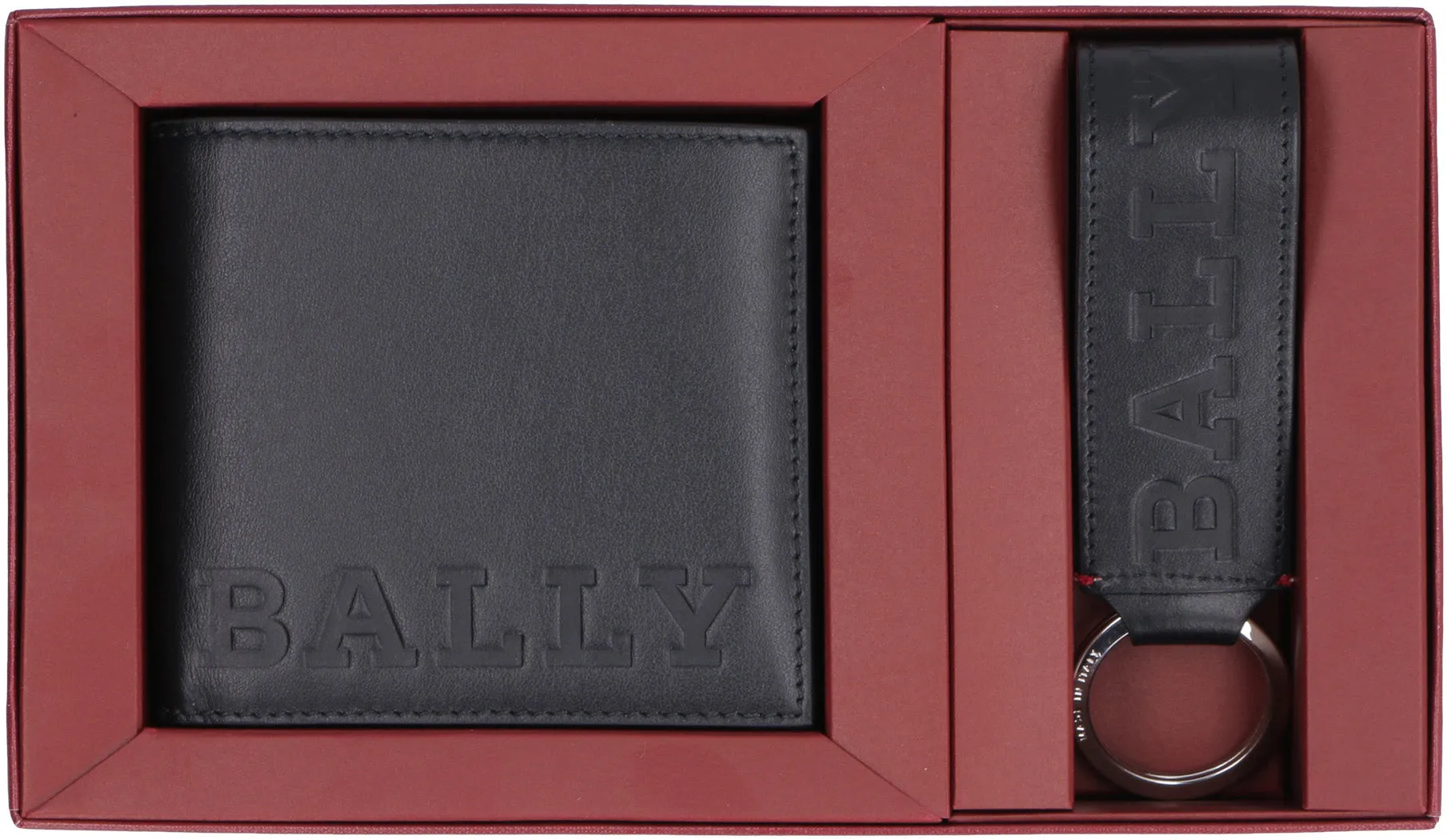 Bally Wallet And Keyring Set