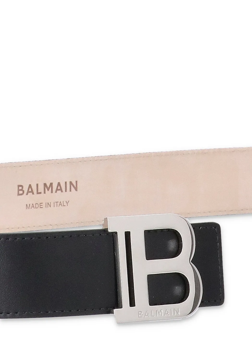 Balmain Logo Plaque Belt