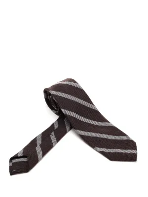 Barba Striped Pointed Tip Tie