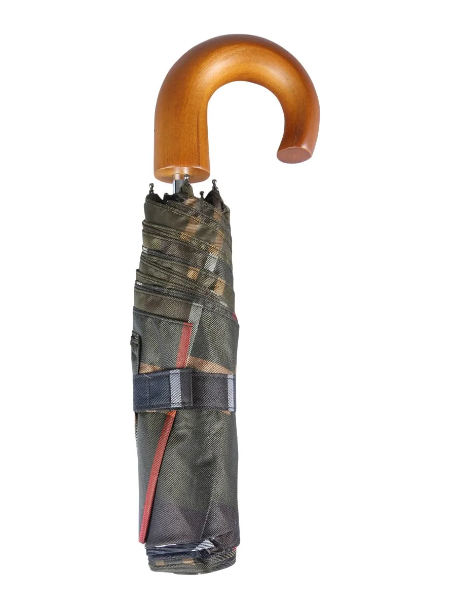 Barbour Checked Umbrella