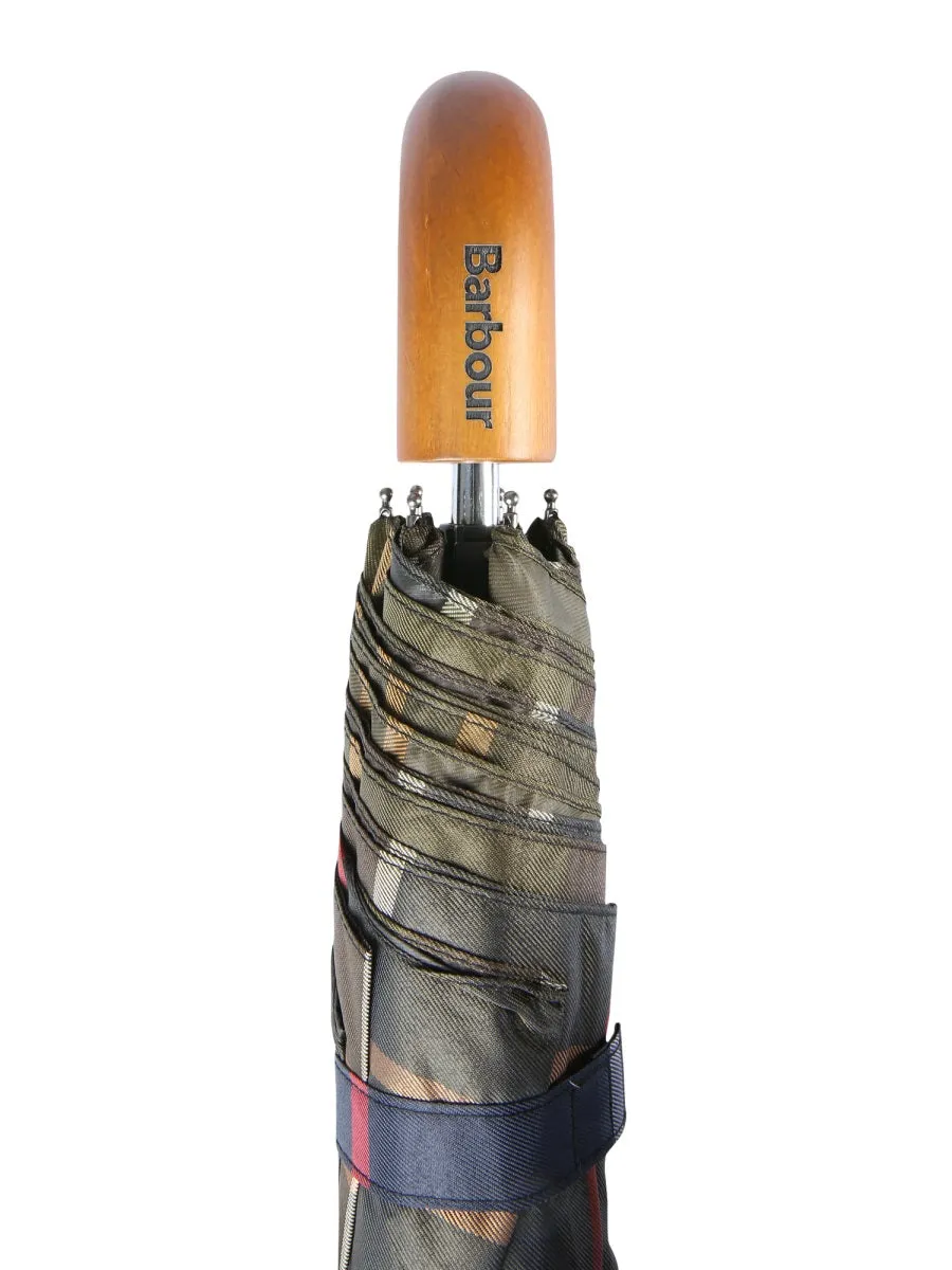 Barbour Checked Umbrella