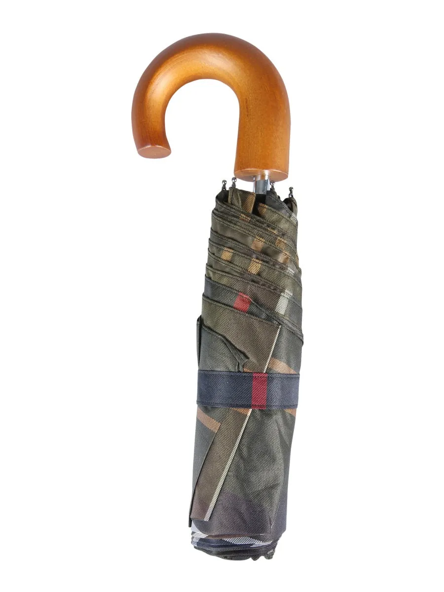 Barbour Checked Umbrella