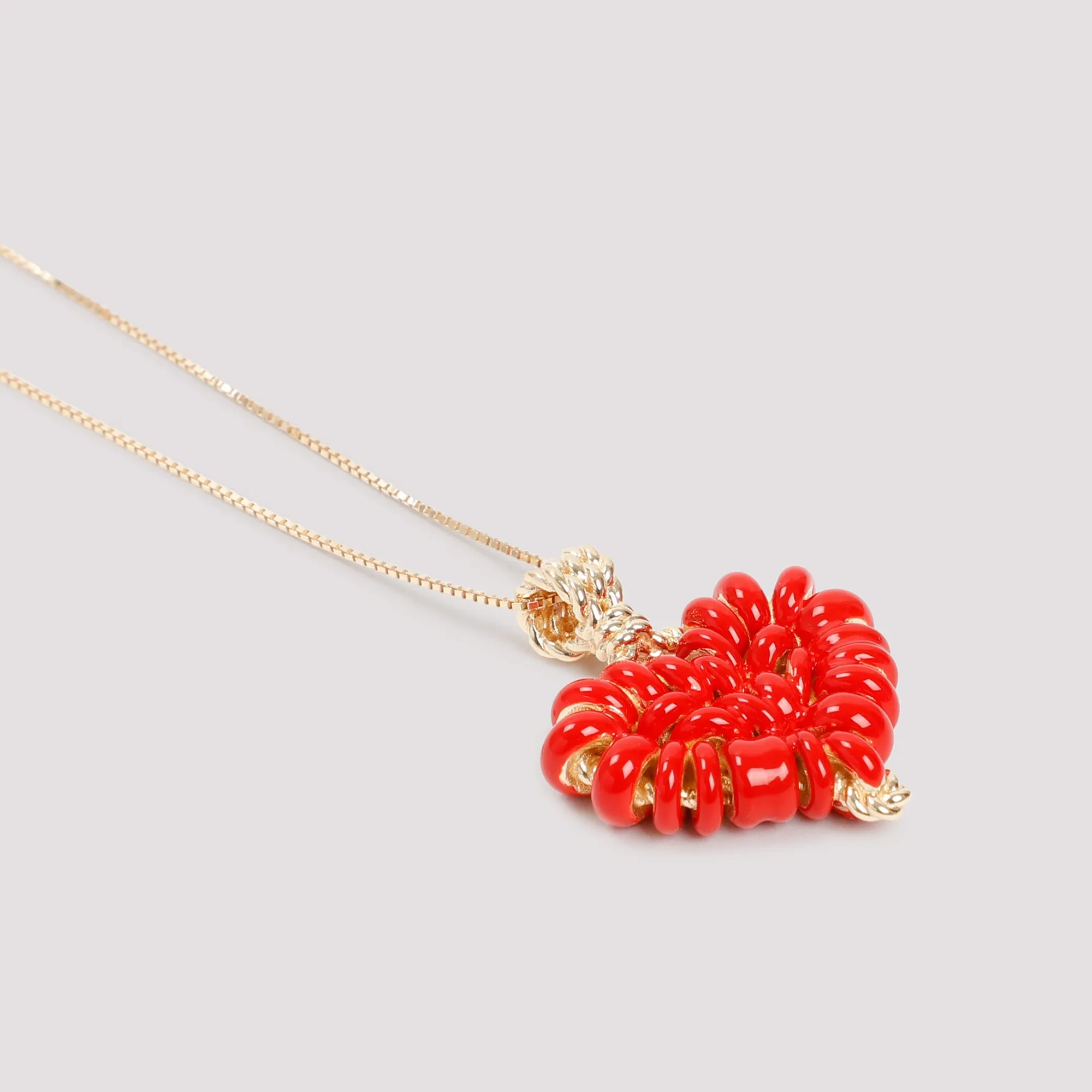 Bottega Veneta Heart Shape Necklace