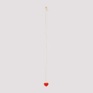 Bottega Veneta Heart Shape Necklace