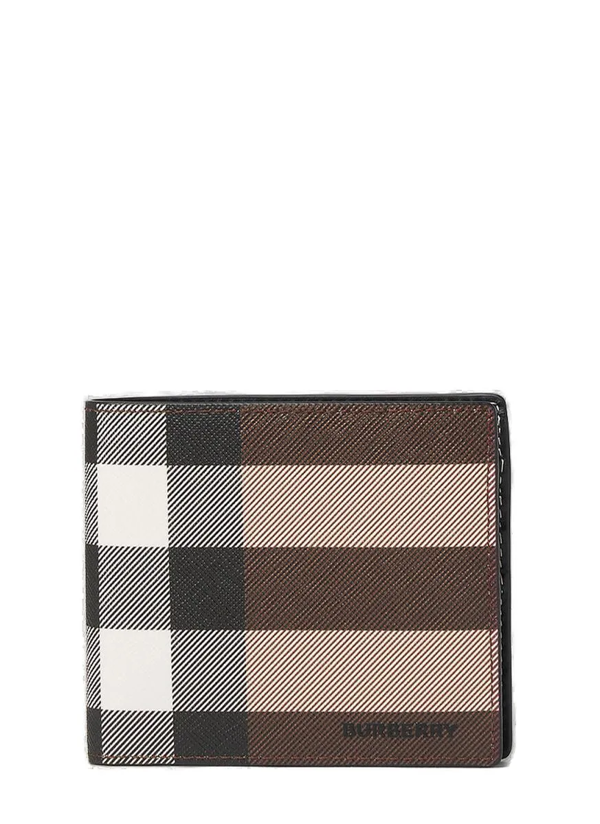 Burberry Checked International Bifold Wallet