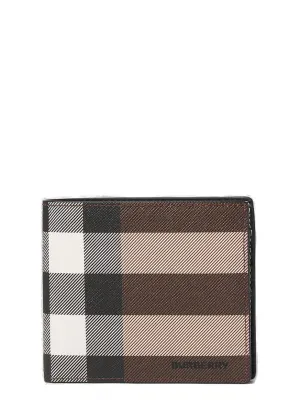 Burberry Checked International Bifold Wallet