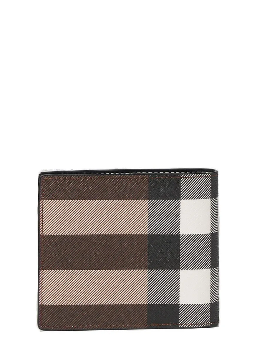 Burberry Checked International Bifold Wallet