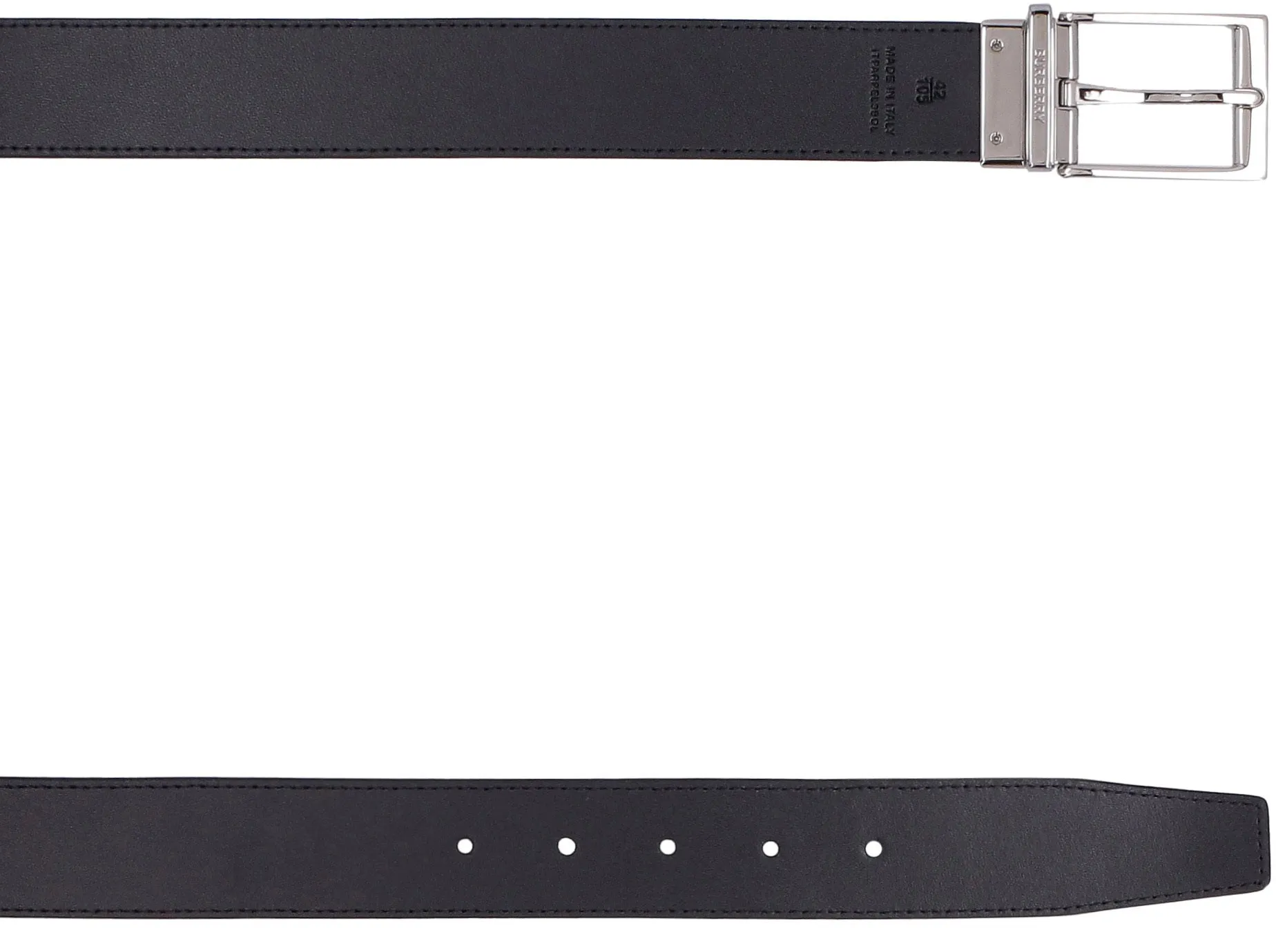 Burberry Reversible Check Belt