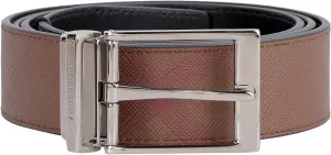 Burberry Reversible Check Belt
