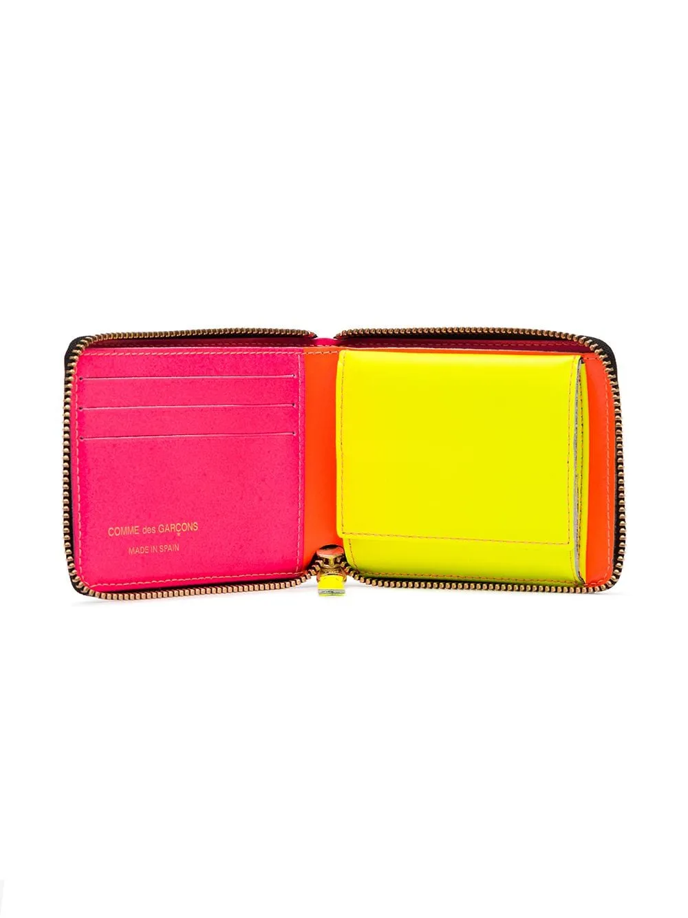 Comme Des Garons Wallet Colour-Block Zipped Wallet