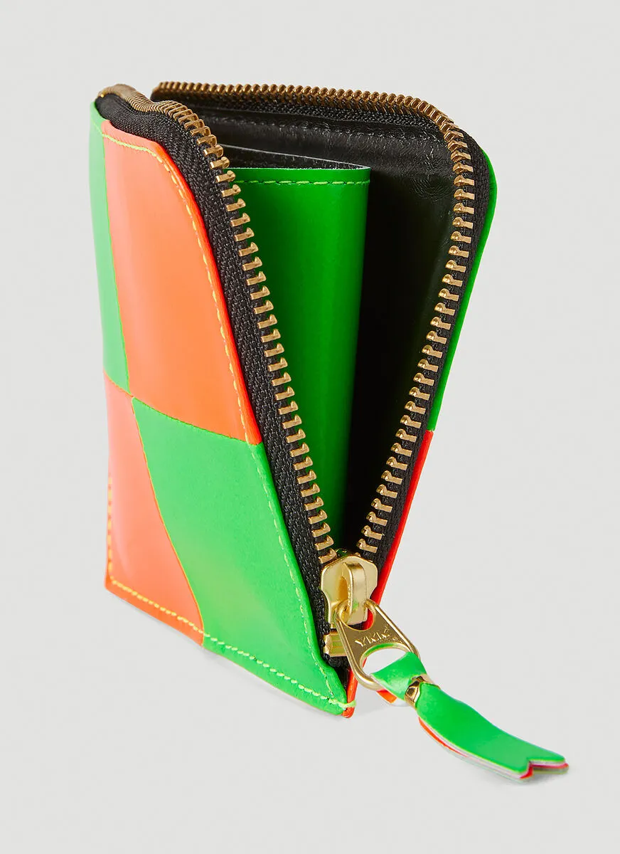 Comme des Garons Wallet Fluo Squares Wallet