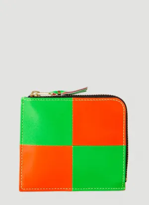 Comme des Garons Wallet Fluo Squares Wallet