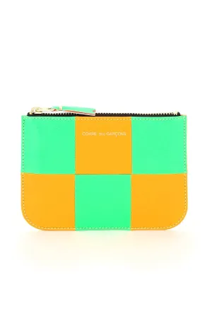 Comme des Garons Wallet Fluo Squares Wallet