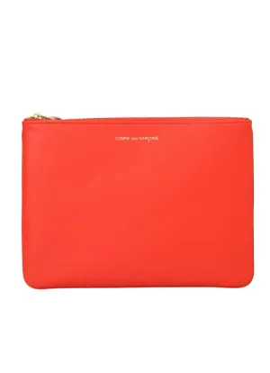 Comme Des Garons Wallet Logo Detailed Classic Wallet