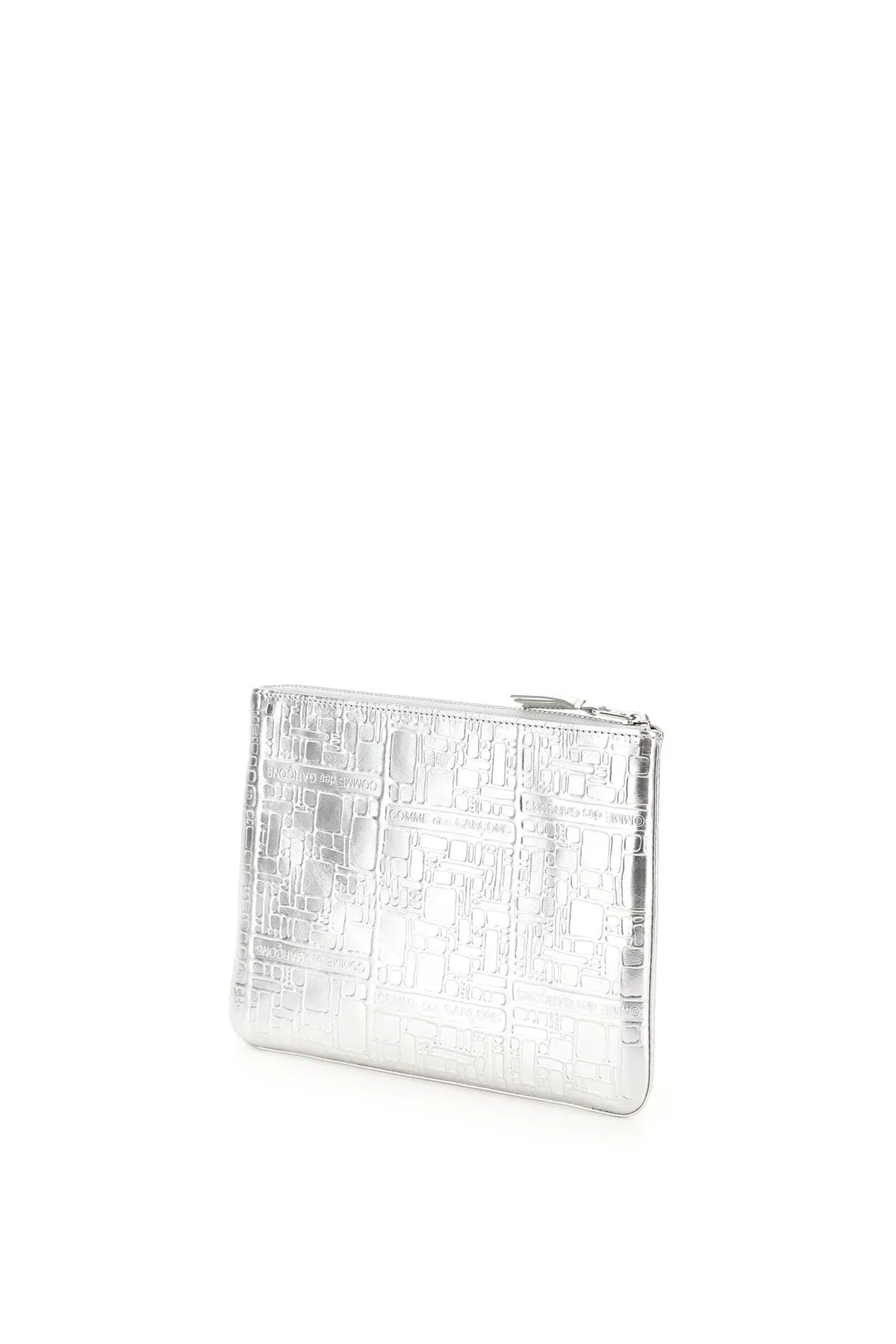 Comme Des Garons Wallet Logo Embossed Coin Purse