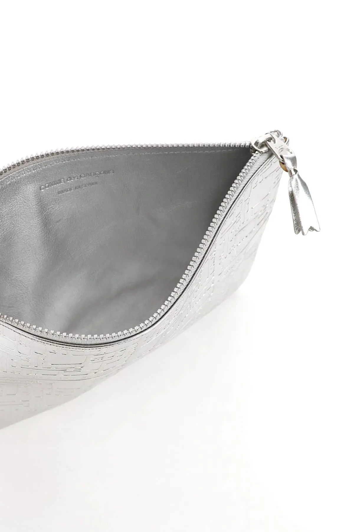 Comme Des Garons Wallet Logo Embossed Coin Purse