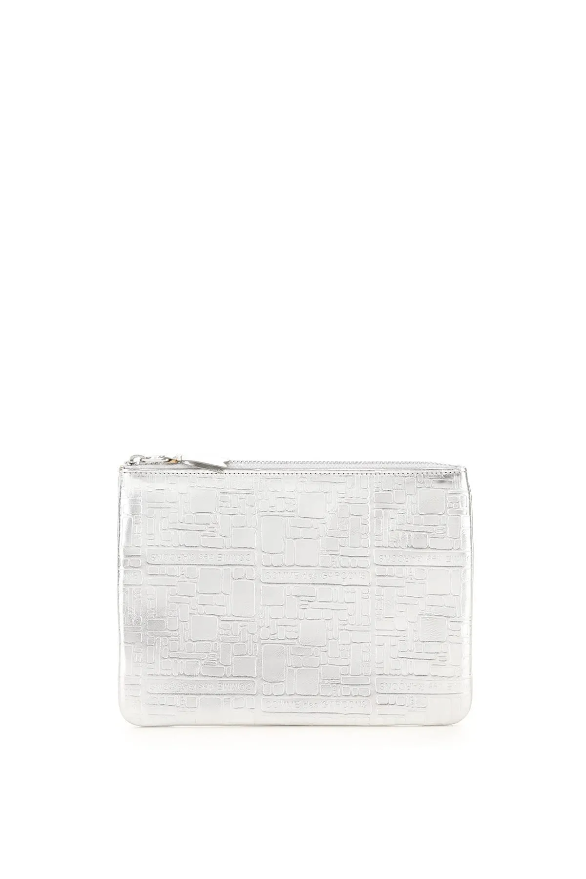 Comme Des Garons Wallet Logo Embossed Coin Purse