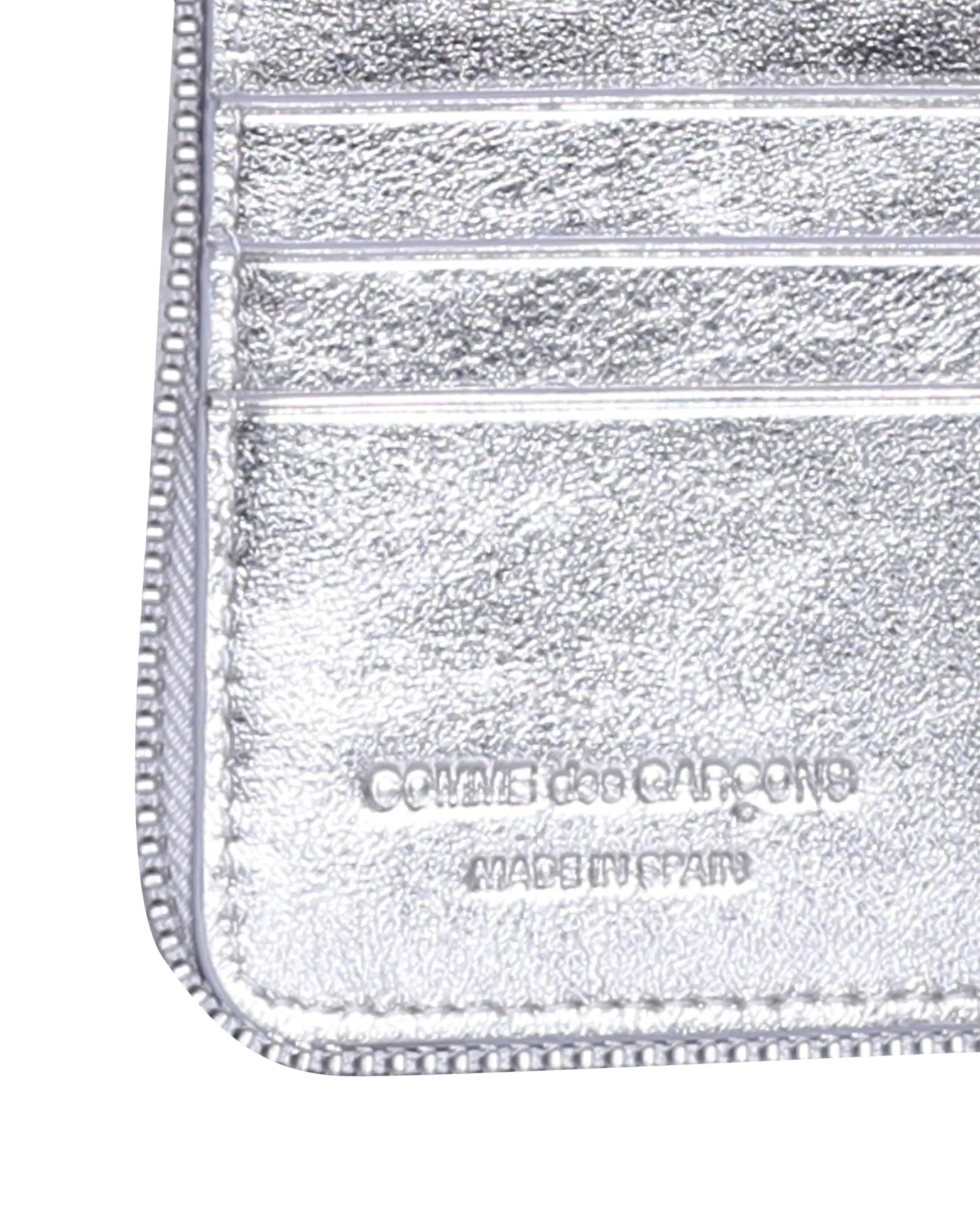 Comme Des Garons Wallet Logo Embossed Wallet