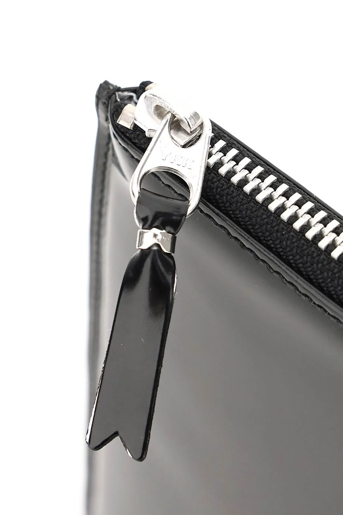 Comme des Garons Wallet Logo Embossed Zipped Pouch